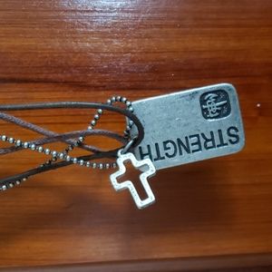 Cross Strength Necklace Not Of This World